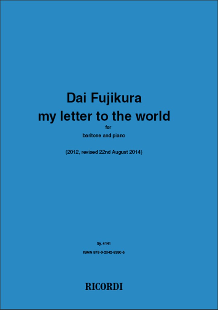 My Letter to the World